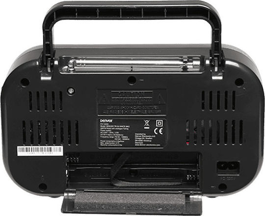 Denver TR-54 Retro Φορητό Ραδιόφωνο Ρεύματος / Μπαταρίας Λευκό