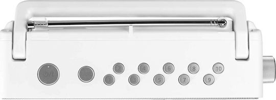 Panasonic RF-D10EG Φορητό Ραδιόφωνο Μπαταρίας DAB+ Λευκό