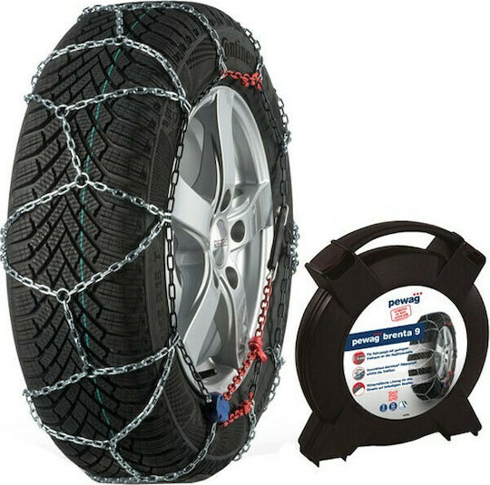 Pewag Brenta-9 XMB 68 Αντιολισθητικές Αλυσίδες Πάχους 9mm Επιβατικού Αυτοκινήτου 2τμχ