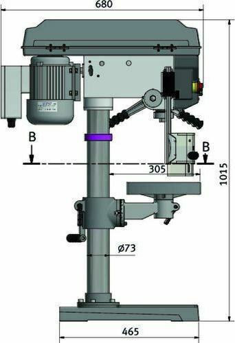 Optimum Κολωνάτο Δράπανο 1pH/50Hz OPTIdrill D 23Pro
