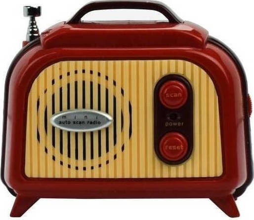 Legami Milano Legami MINI VINTAGE RADIO Retro Cu baterie Maro