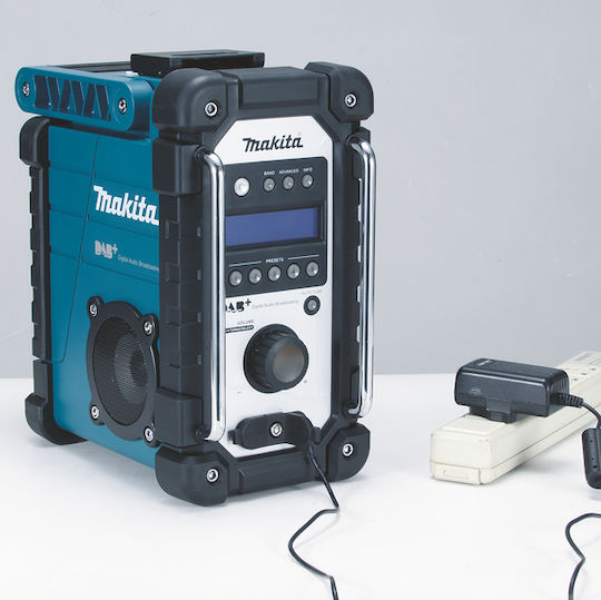 Makita DMR110N Επιτραπέζιο Ραδιόφωνο Επαναφορτιζόμενο DAB+ Μπλε