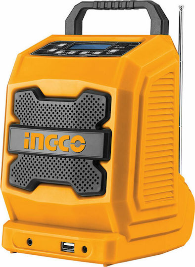 Ingco CJRLI2001 Cu baterie cu Bluetooth și USB Portocaliu