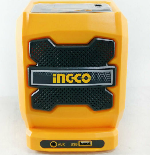 Ingco CJRLI2001 Cu baterie cu Bluetooth și USB Portocaliu