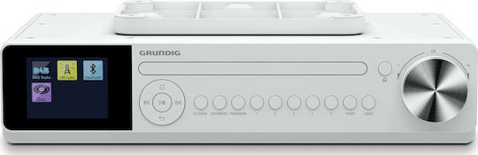 Grundig DKR 2000 BT Επιτραπέζιο Ραδιόφωνο Ρεύματος DAB+ με Bluetooth Λευκό