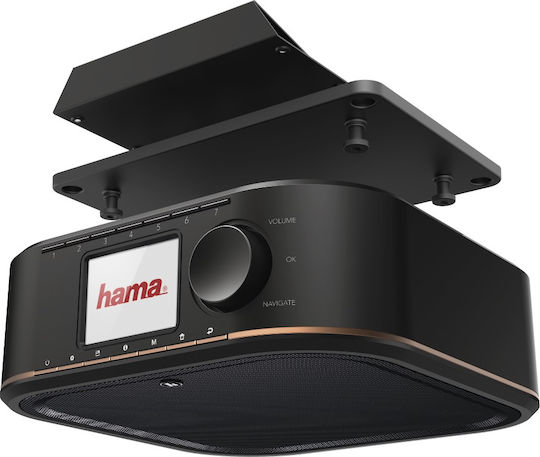 HAMA DR350 Επιτραπέζιο Ραδιόφωνο Ρεύματος DAB+ Μαύρο