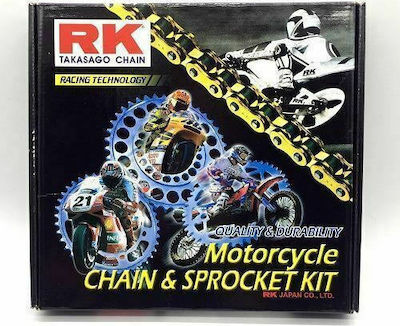 RK Chain & Sprocket Kit (14-35-428SB) for Honda Innova 125 104L