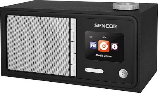 Sencor SIR 5000WDB Επιτραπέζιο Ραδιόφωνο Ρεύματος DAB+ με Bluetooth Μαύρο