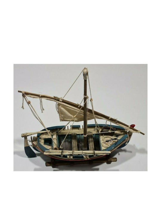 Christmas Boat Fishboat Wooden 30x30cm