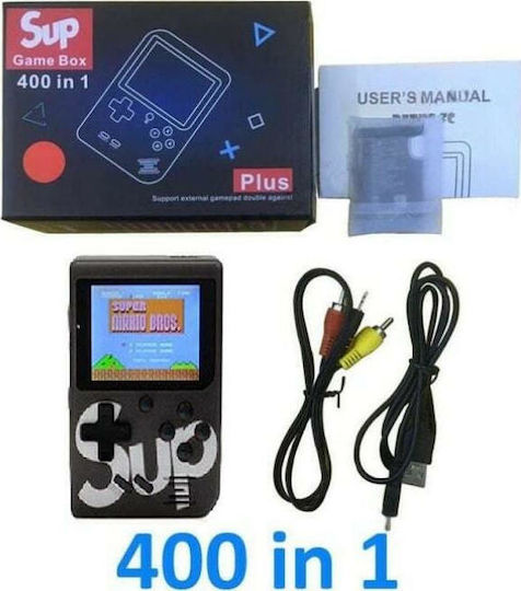 Soultronic Мини 8-Bit Електронна Детска Преносима Конзола за 6+ Години Черна