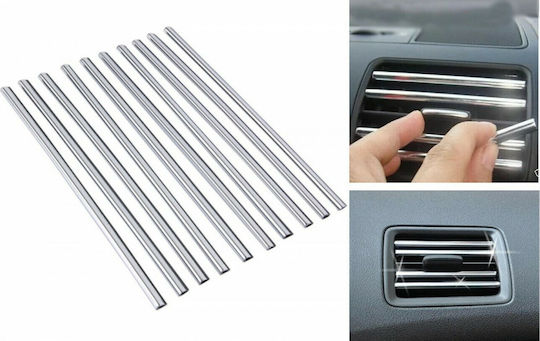 Carsun Car Stickers 13cm in Silver Color 6pcs