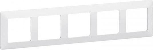 Legrand Valena Life Switch Frame 5 Positions Vertical and Horizontal Installation in White Color 754005