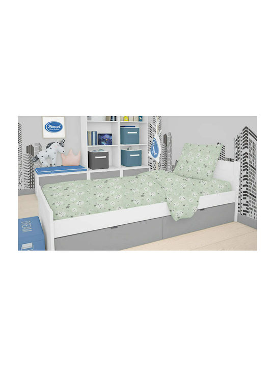 Dimcol Smile Hässe-Kuscheldecke Grün 80x80cm.