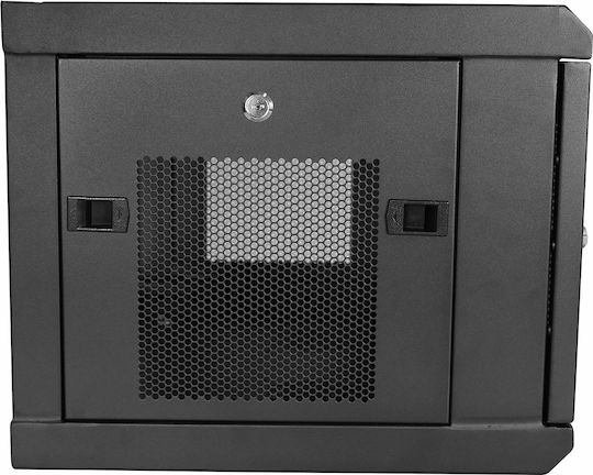 StarTech Επιτοίχια Καμπίνα Rack 6U Μαύρο RK616WALM