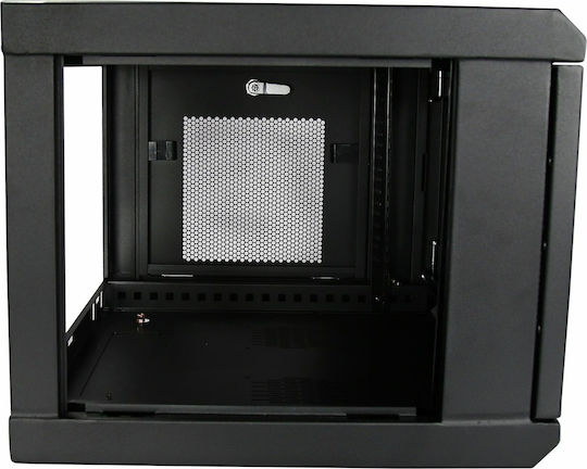 StarTech Επιτοίχια Καμπίνα Rack 6U Μαύρο RK616WALM