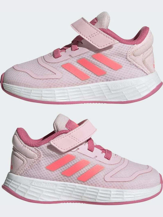 Duramo Duramo 10 EL I Kids Sports Shoes Running with Hoop & Loop Closure Clear Pink / Acid Red / Rose Tone