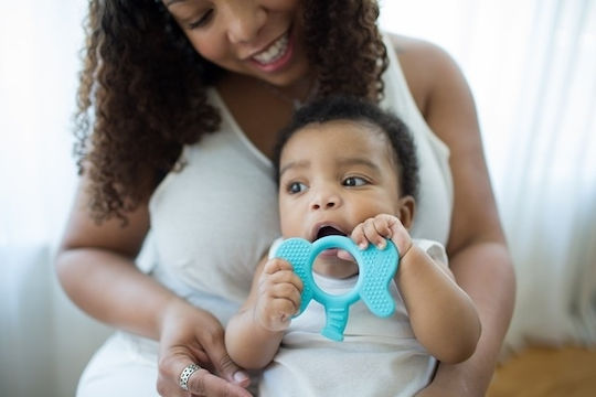 Dr. Brown's Elephant Teething Ring BPA Free made of Silicone for 3 m+