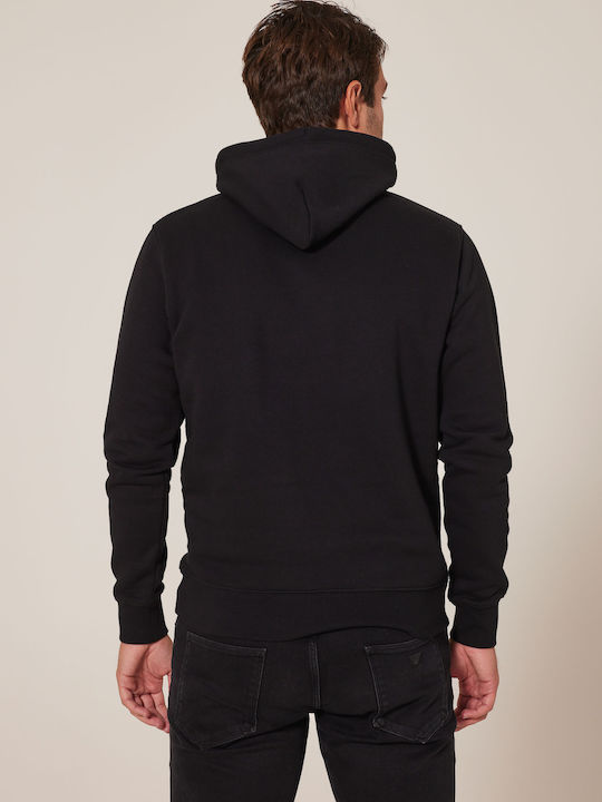 Sweatshirt with Hood Black