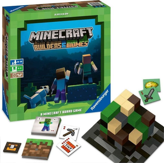 Επιτραπέζιο Παιχνίδι Minecraft Builders & Biomes για 2-4 Παίκτες 10+ Ετών (EN) Ravensburger