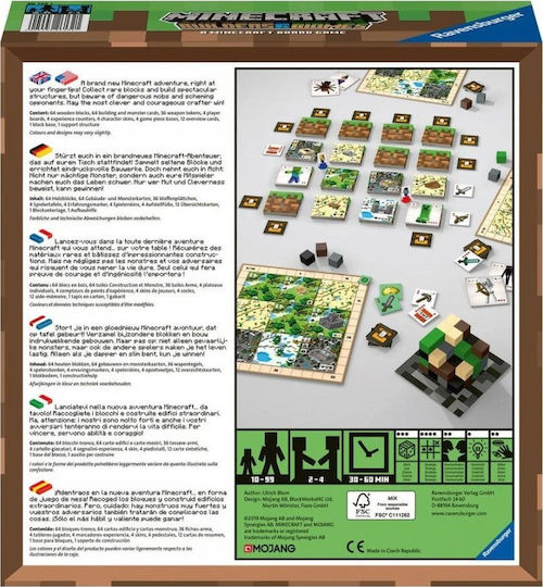 Επιτραπέζιο Παιχνίδι Minecraft Builders & Biomes για 2-4 Παίκτες 10+ Ετών (EN) Ravensburger