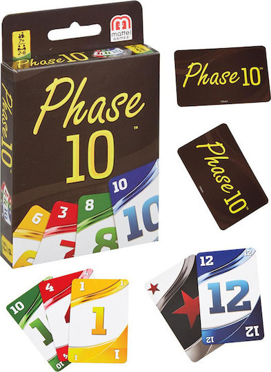 Board Game Phase 10 for 2-6 Players 7+ Years Old Mattel