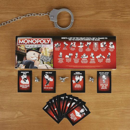 Board Game Monopoly Cheaters Edition for 2-6 Players 8+ Years Old Hasbro