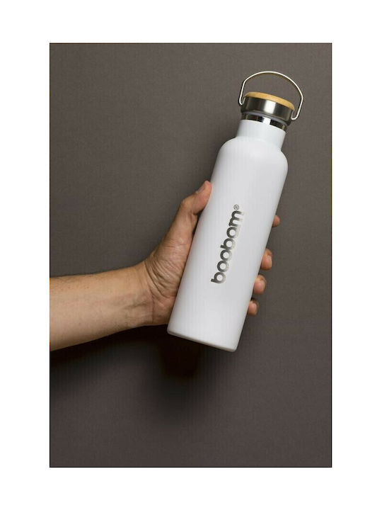 Boobam Bottle Wasserflasche Kunststoff 600ml Weiß