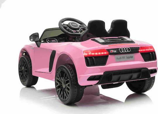 Audi Spyder Cu Un Loc Cu Telecomandă Licențiat 12 Volți Roz