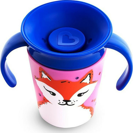 Munchkin Baby Cup Miracle 360° Wildlove Sippy Cup made of Plastic Blue 177ml for 6m+m+