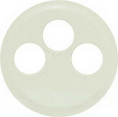 Legrand Celiane TV-Antenna Socket Front TV-RD-SAT Titanium in White Color 066233