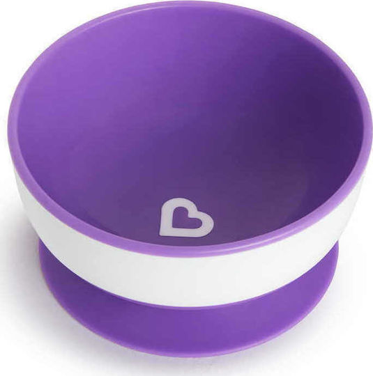 Munchkin Baby Food Bowl 6m+ made of Plastic Multicolour Blue-Green-Purple 3pcs