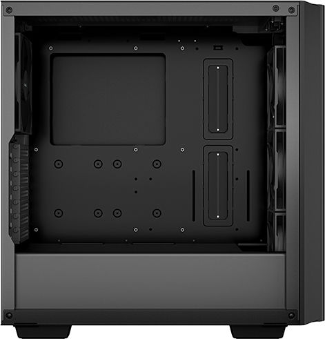 Deepcool CG540 Gaming Midi Tower Κουτί Υπολογιστή με Πλαϊνό Παράθυρο και RGB Φωτισμό Μαύρο