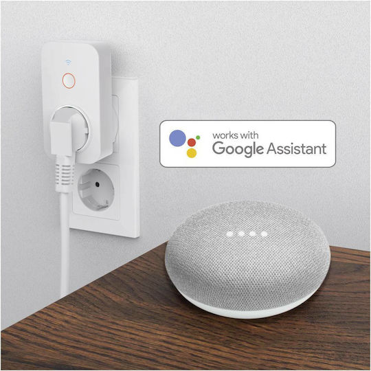 HAMA socket Μονή Εξωτερική Πρίζα Ρεύματος Wi-Fi Λευκή