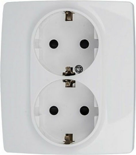 Elmark City Power Socket White 1pcs
