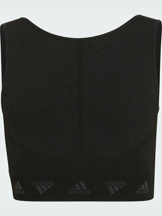 adidas Aeroknit Kids' Bralette Black