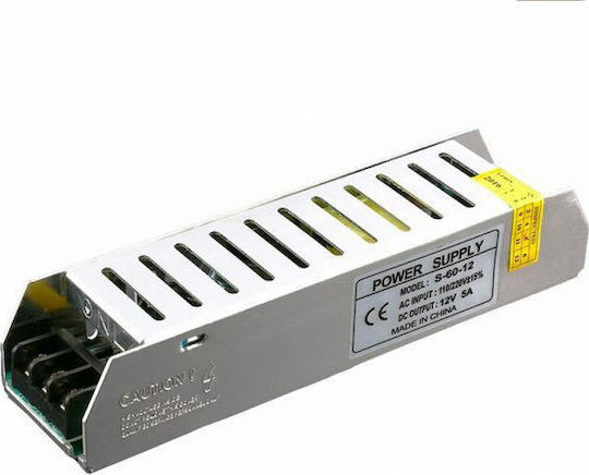 V-TAC Затъмняващо LED Захранване IP20 Мощност 25W с Изходно Напрежение 12V