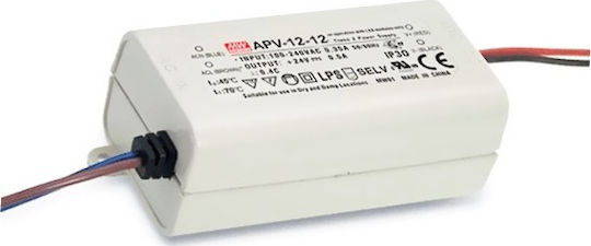 Mean Well LED Захранване IP42 Мощност 15W с Изходно Напрежение 12V 2 Бр