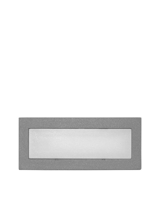 Adeleq Стенен Външен Плафон LED IP54 0.6W с Синя светлина 12.1x5.1εκ.
