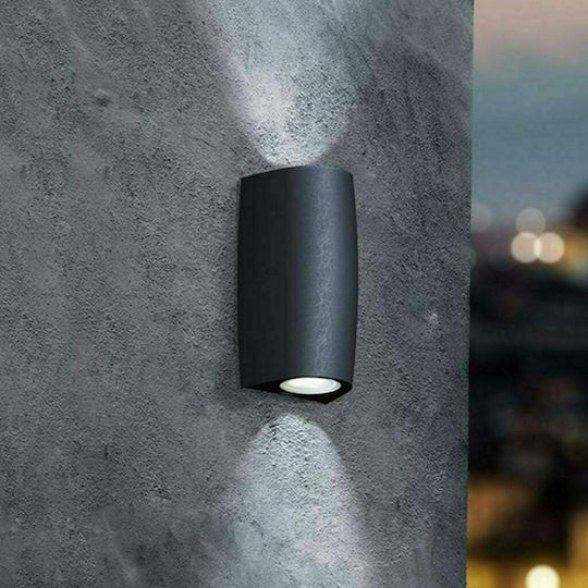 Fumagalli Marta 90 Wall-Mounted Outdoor Spot Light GU10 IP55 Double Beam