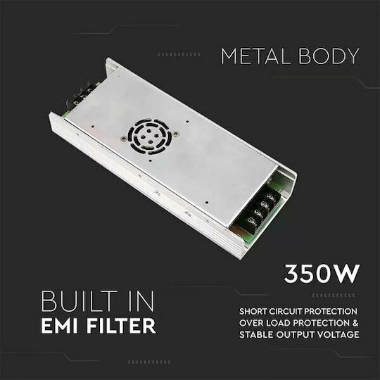 V-TAC Dimmable LED Power Supply IP20 Power 350W with Output Voltage 24V