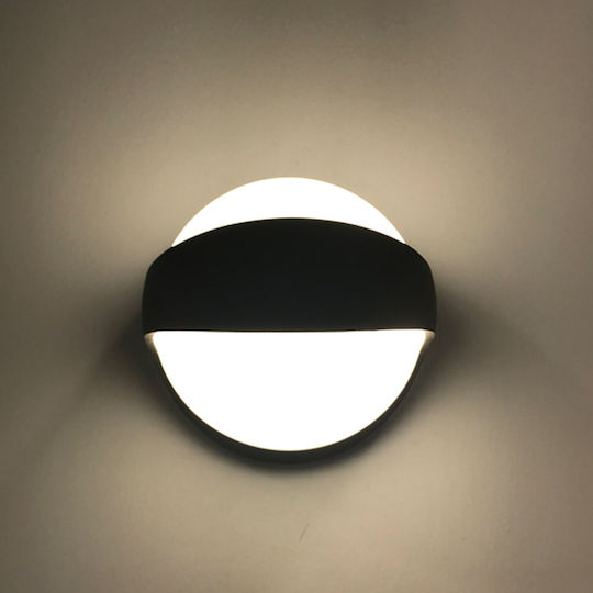 Sun Light Wall-Mounted Outdoor Ceiling Light LED IP65 12.5W 20.3x18εκ.