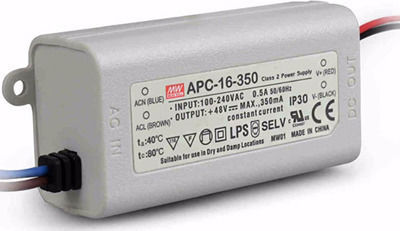 Mean Well APC16-350 LED Power Supply IP42 Power 16W With Output Voltage 48V 2pcs