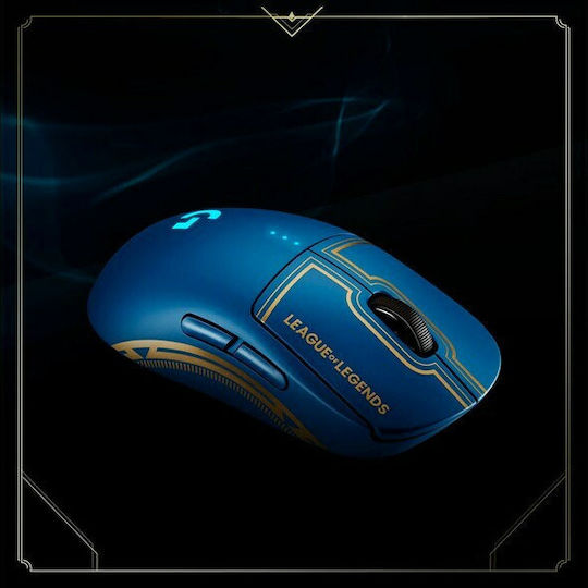 G Pro Wireless League Of Legends Edition Безжична RGB Геймърска Мишка 25600 DPI Син