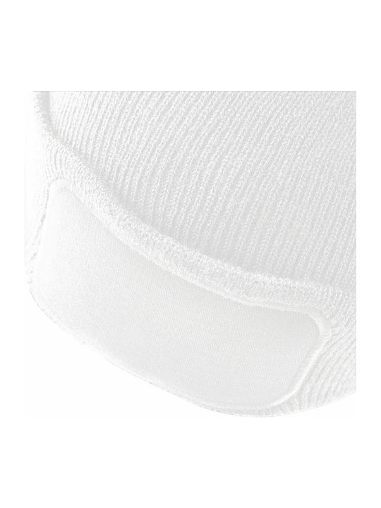 Printers B445 Ανδρικός Beanie Σκούφος σε Λευκό χρώμα