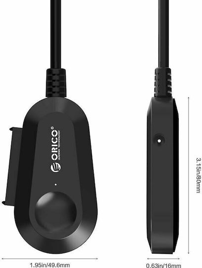 Orico 25UTS-BK Адаптер за 2,5-инчов Твърд Диск Черен