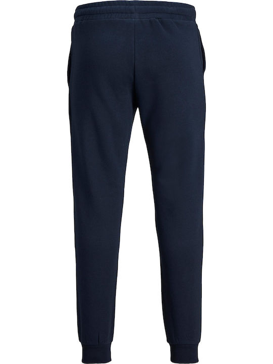 Sweatpants with Elastic Navy Blue