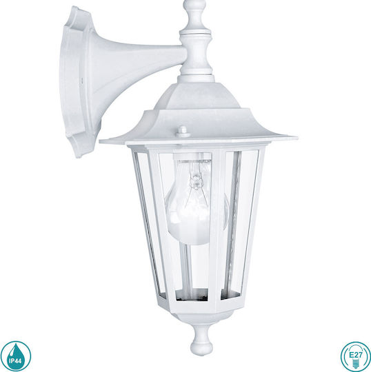 Eglo Laterna Επιτοίχιο Εξωτερικό Φαναράκι E27 IP44 16.5x21x35εκ.