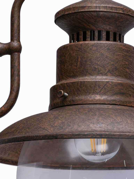 Globo Lighting Sella Επιτοίχιο Εξωτερικό Φωτιστικό Καπέλου E27 IP44