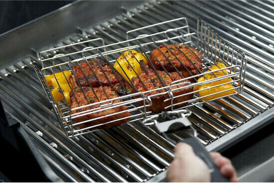 Broil King 65070 Baking Basket for Grill Made of Stainless Steel with Detachable Handle