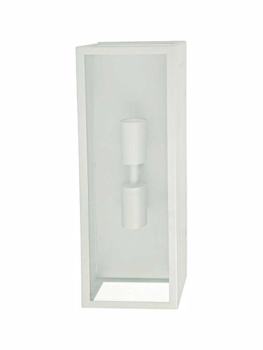 Aca Celia Wall-Mounted Outdoor Spot Light IP44 E27 White